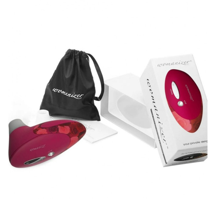 Вакуумний кліторальний стимулятор Womanizer W-500 Red/Rose