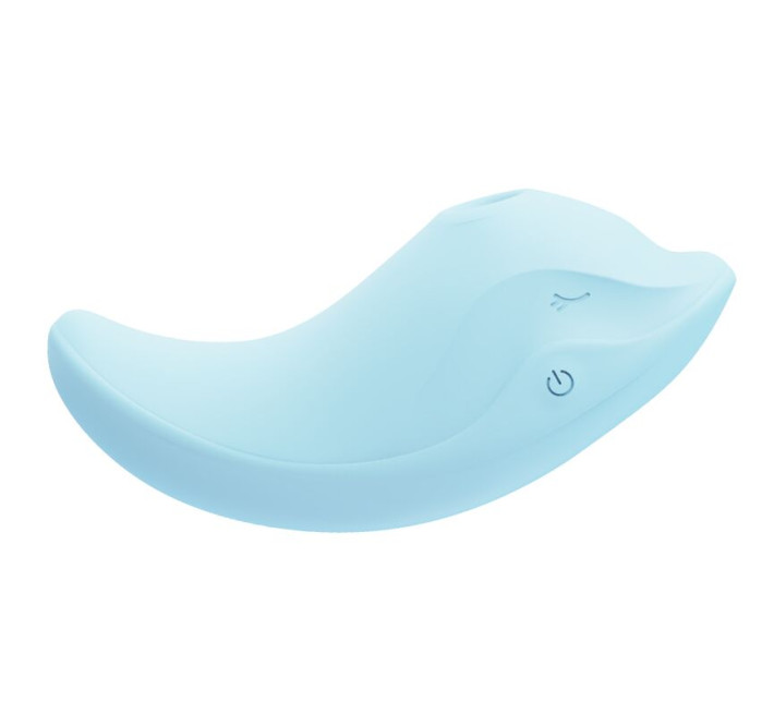 Вібратор та вакуумний стимулятор CuteVibe Heidi Blue