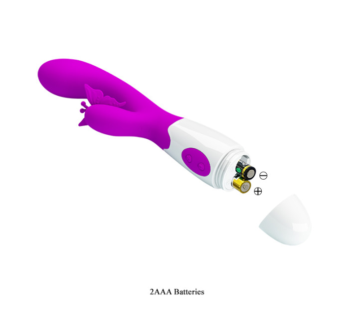 Вибратор Pretty Love Butterfly Kiss Vibrator Purple