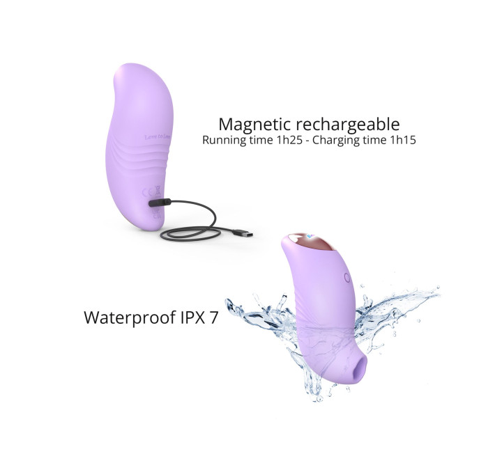 Вакуумний кліторальний стимулятор Love To Love BELIEVER – VIVA MAUVE