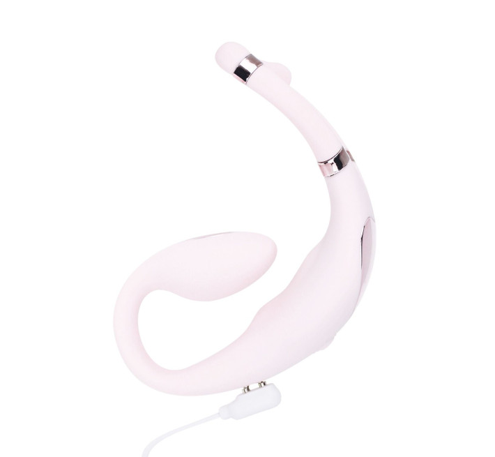 Смарт-вібратор для пар Adrien Lastic Venus + APP, подвійний, можна носити під одягом, 10 режимів