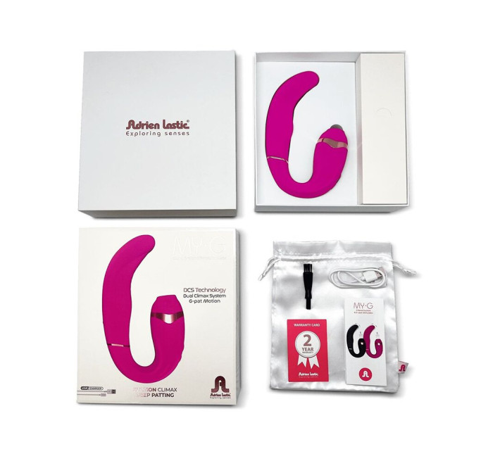 Пульсатор с вакуумной стимуляцией клитора Adrien Lastic My G (Pink)