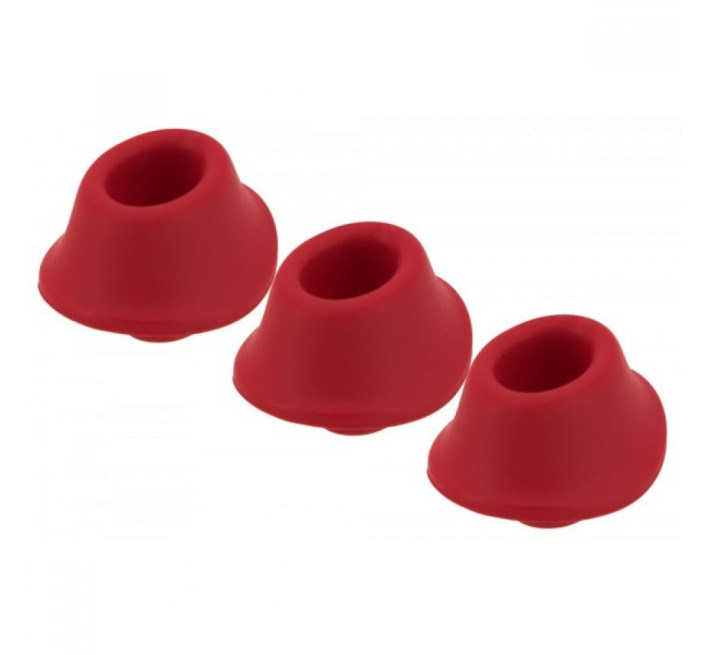 Змінні насадки Womanizer Premium, Classic, Liberty, Starlet - M, Червоні, 3 шт