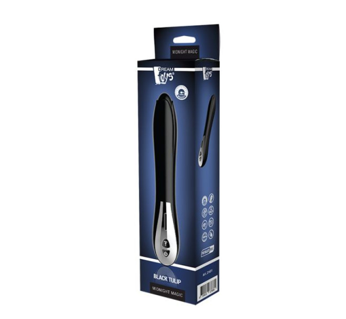 Вибромассажер с турбоусилиением Dreamtoys Midnight Magic Black Tulip