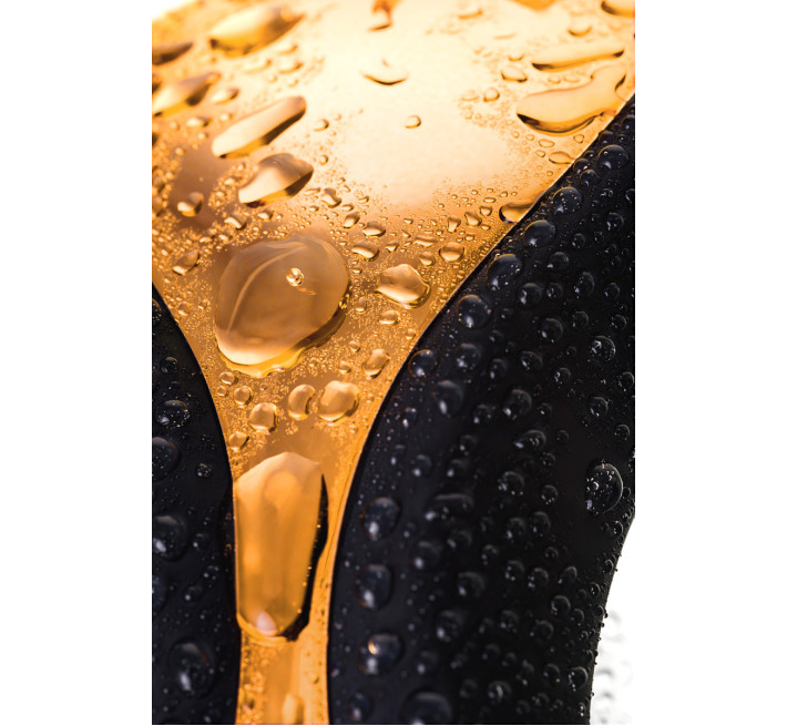 Вибратор с клиторальным стимулятором Toyfa WANAME D-SPLASH Surf Силикон Чёрный