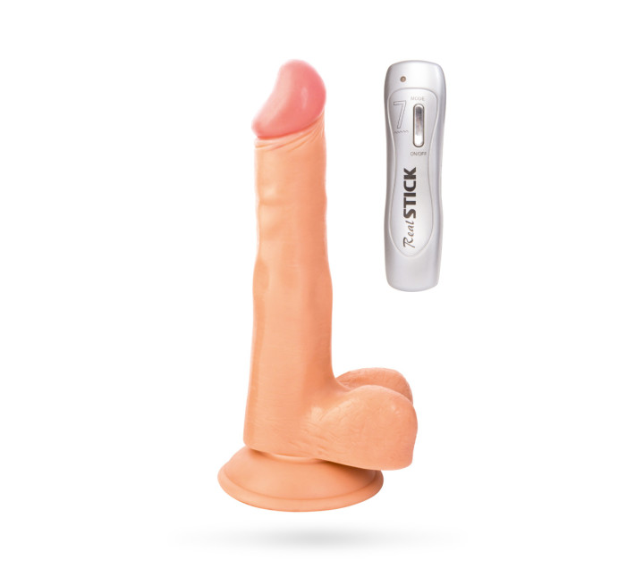 Реалістичний вібратор Toyfa RealStick Nude Vibrator 581004
