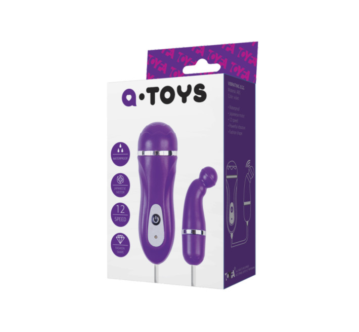 Віброяйце Toyfa A-toys Фіолетове 1,4см