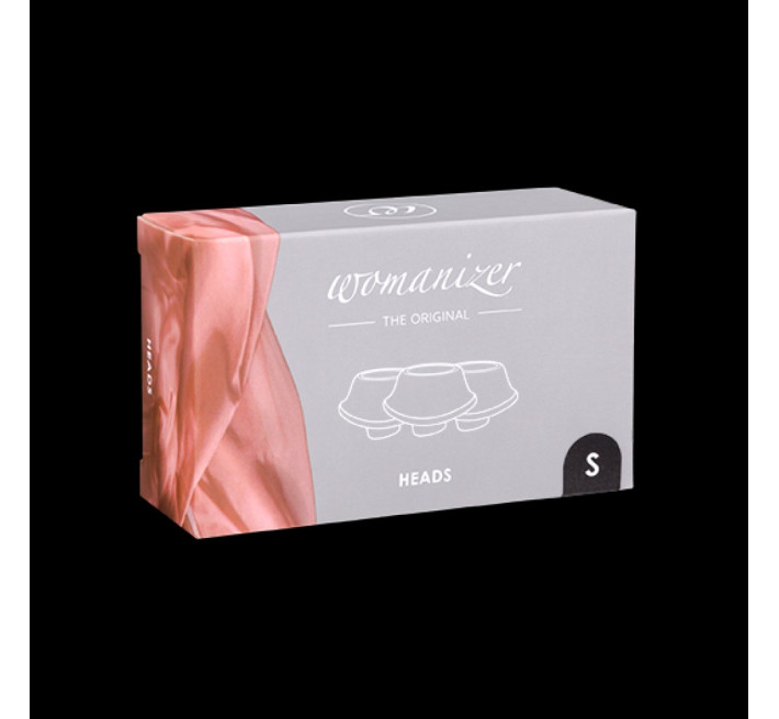 Змінні насадки Womanizer Premium, Classic, Liberty, Starlet - S, Чорні, 3 шт