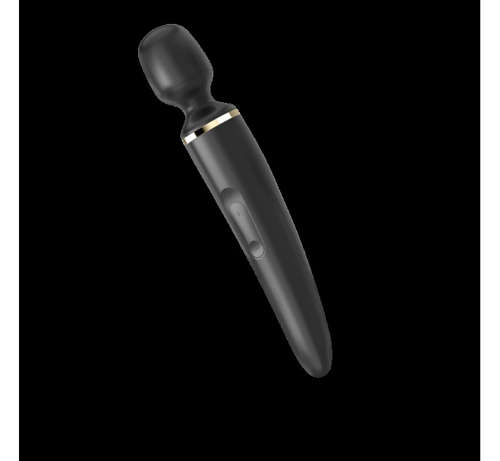 Вібромасажер Satisfyer Wand-er Woman Чорний/Золотий XXL
