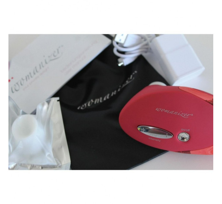 Вакуумний кліторальний стимулятор Womanizer W-500 Red/Rose