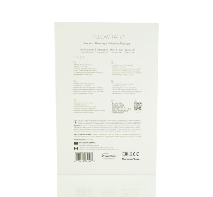 Роскошный вибратор-пульсатор с присоской Pillow Talk Feisty Thrusting Vibrator Бирюзовый