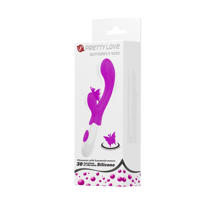 Вибратор Pretty Love Butterfly Kiss Vibrator Purple