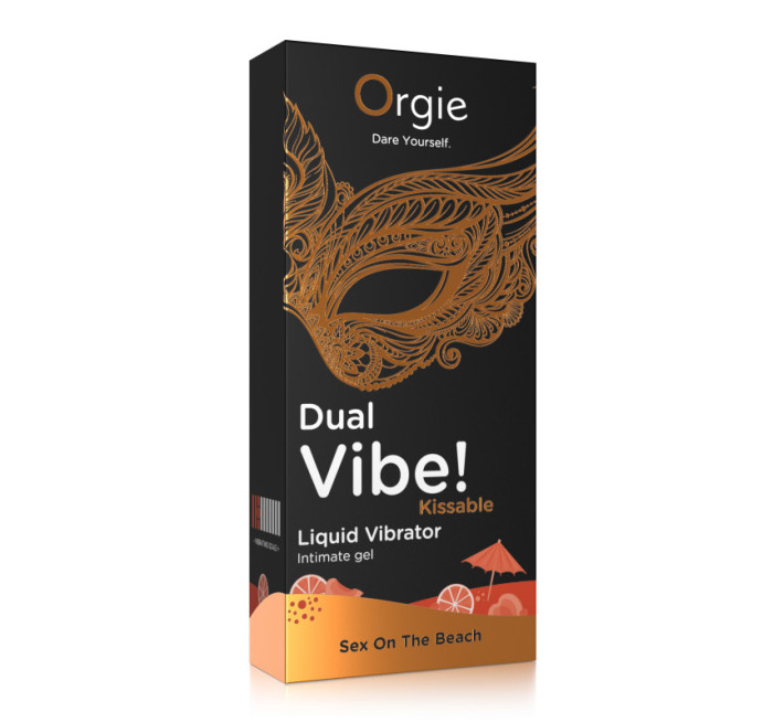 Рідкий вібратор Orgie Секс на пляжі DUAL VIBE! 15 мл
