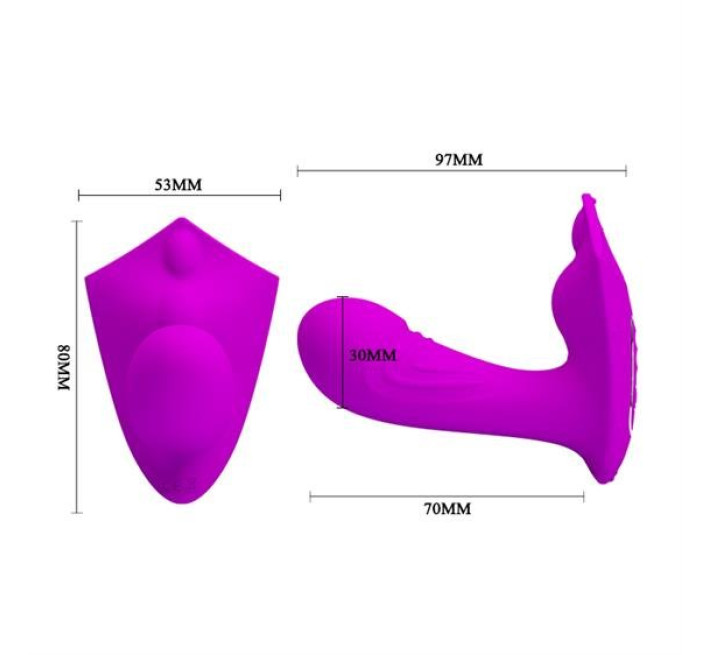 Вібратор Pretty Love Willie G-Spot Vibrator Purple