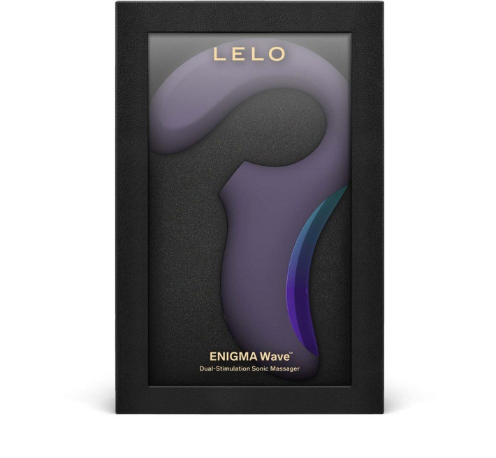 Кліторально-вагінальний звуковий стимулятор LELO Enigma WAVE Cyber Purple, 3 типи стимуляції