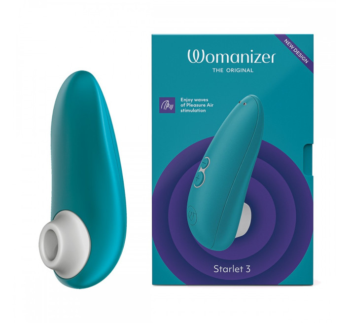 Вакуумный стимулятор клитора Womanizer Starlet 3 Turquoise
