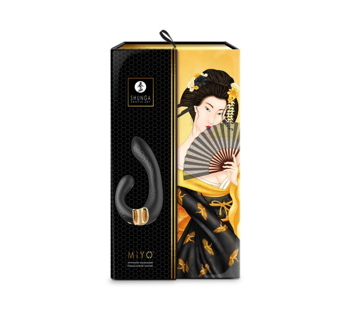 Вибратор-кролик Shunga Miyo Black