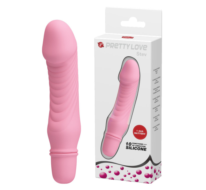 Вибратор Pretty Love Stev Vibrator Light Pink