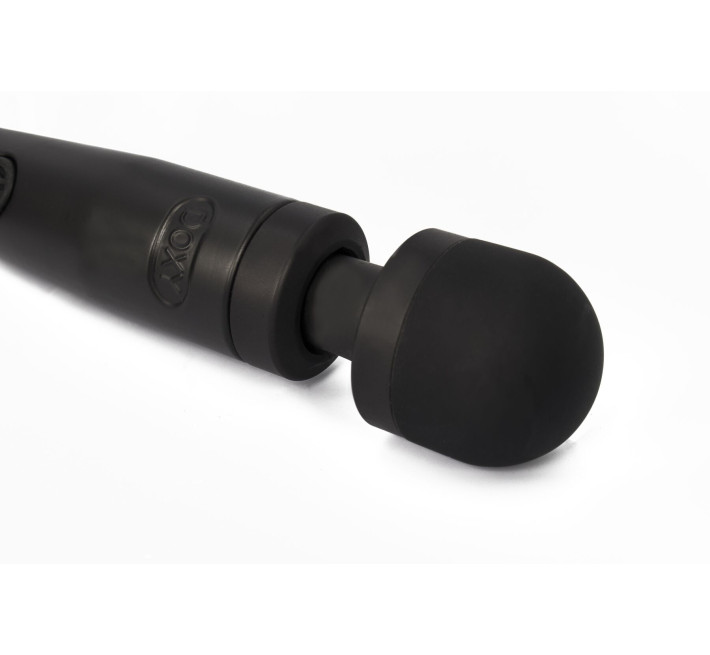 Вібромасажер DOXY Die Cast 3 Matt Black, дуже потужний, живлення 220В, металевий корпус