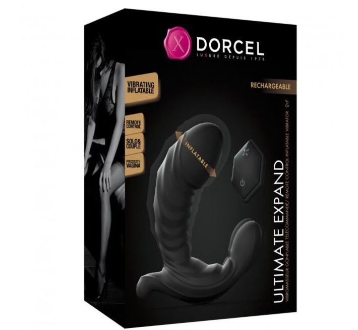 Универсальный вибратор с надувающимся стволом Marc Dorcel ULTIMATE EXPAND