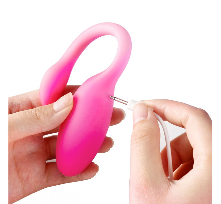 Смарт-виброяйцо Magic Motion Flamingo Max Pink 2 в 1: виброяйцо и тренажер Кегеля, 10 режимов