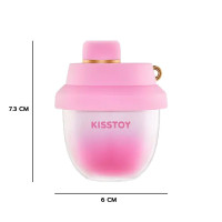 Вакуумний стимулятор-брелок KISSTOY Kiss Pods, 5 рівнів інтенсивності + Turbo-режим, 2 насадки