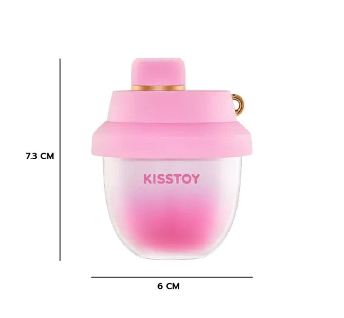 Вакуумний стимулятор-брелок KISSTOY Kiss Pods, 5 рівнів інтенсивності + Turbo-режим, 2 насадки