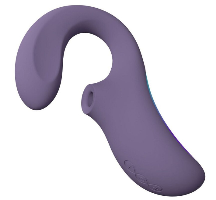 Кліторально-вагінальний звуковий стимулятор LELO Enigma WAVE Cyber Purple, 3 типи стимуляції