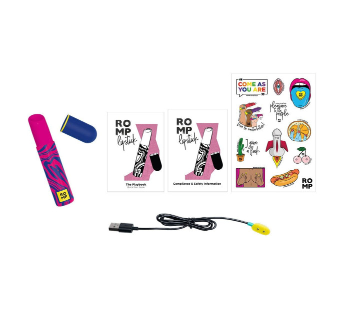 Вакуумный клиторальный стимулятор Romp Lipstick