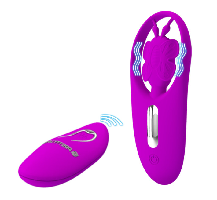Клиторальный стимулятор Pretty Love Dancing Butterfly Stimulator Purple
