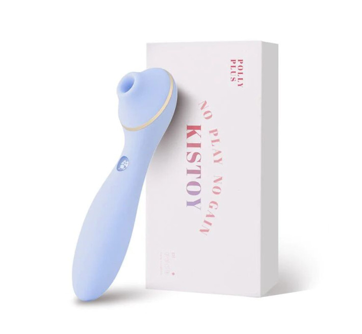 Вакуумный вибратор KISTOY Polly Plus Purple с подогревом