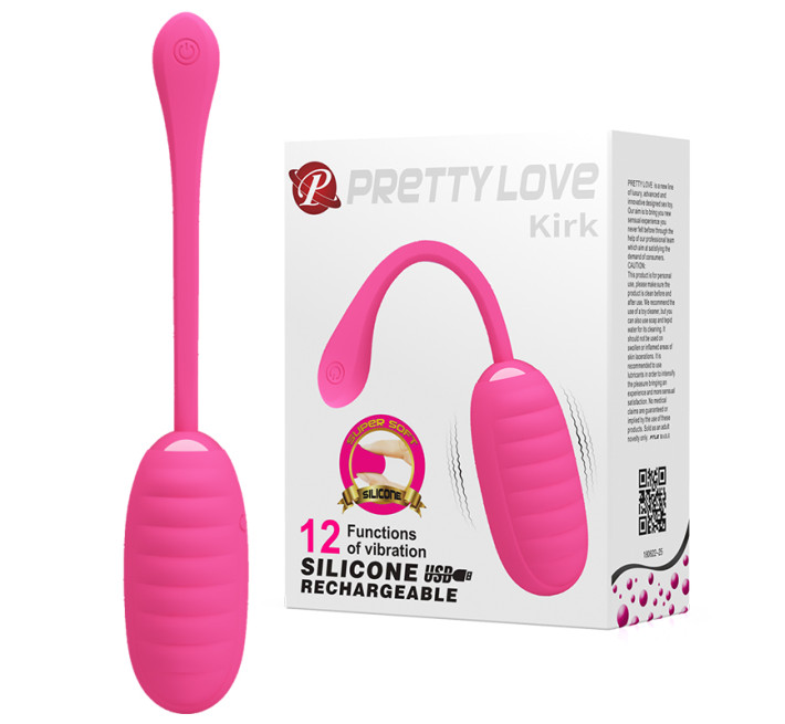 Віброяйце Pretty Love Kirk Рожеве