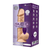 Фаллоимитатор с вибрацией SilexD Norman Vibro Flesh (Model 1 size 8,5) + LRS, диаметр 5 см