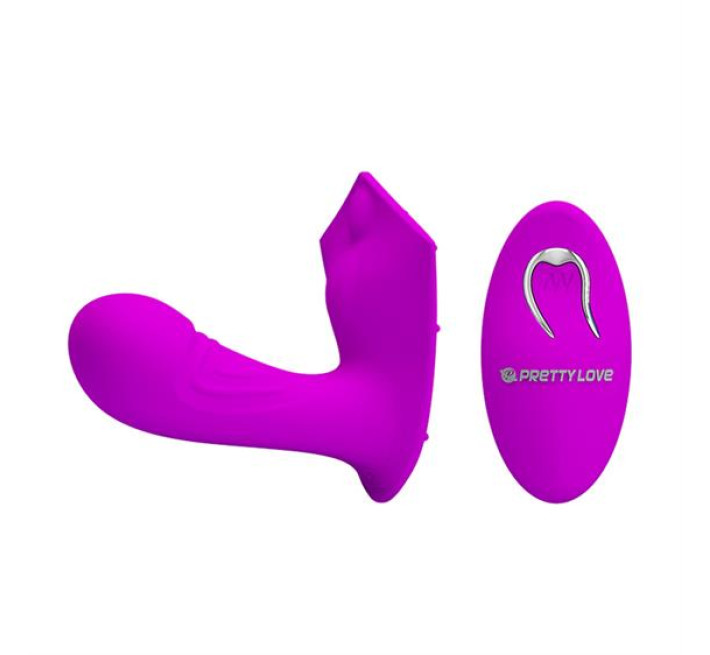 Вібратор Pretty Love Willie G-Spot Vibrator Purple