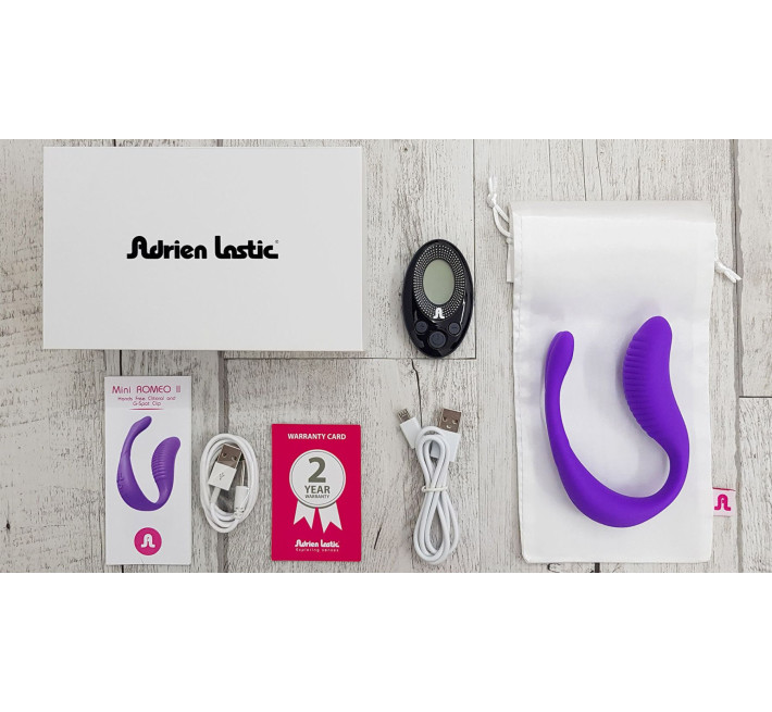 Вібратор Adrien Lastic Mini Romeo II з пультом LRS