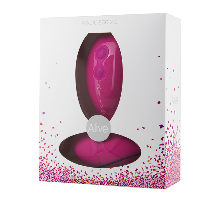 Виброяйцо Alive Magic Egg 2.0 Розовое
