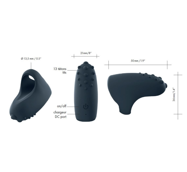 Кліторальний вібратор Marc Dorcel MAGIC FINGER