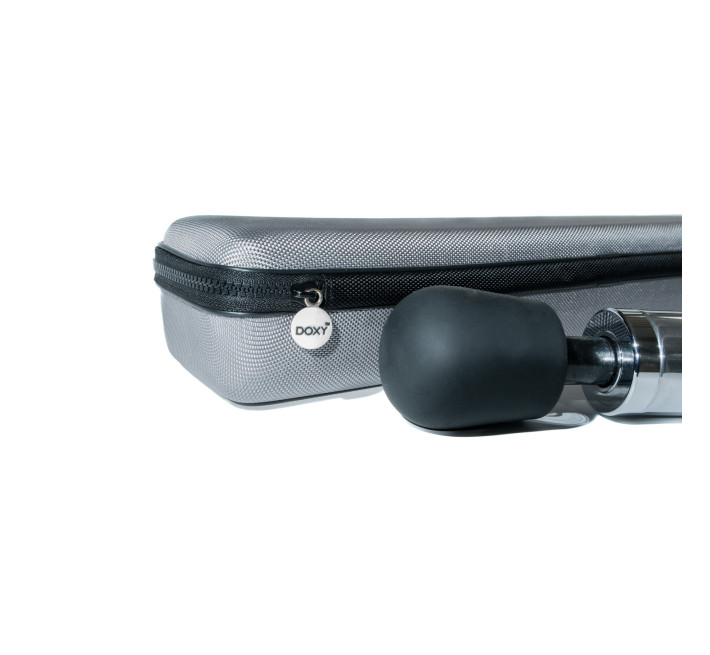 Вібромасажер DOXY Die Cast Сріблястий