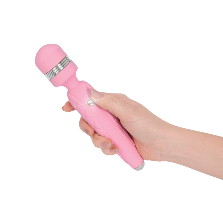 Розкішний вібромасажер PILLOW TALK Cheeky з кристалом Сваровськи Рожевий