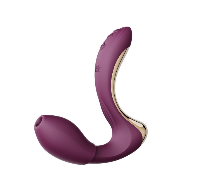 Вібратор-пульсатор з вакуумною насадкою Zalo – Talis G-Spot PulseWave Vibrator Velvet Purple