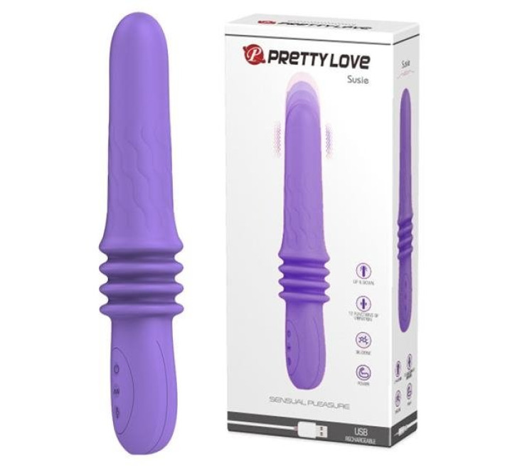 Вібратор Pretty Love Suzie Up&Down Vibrator Purple