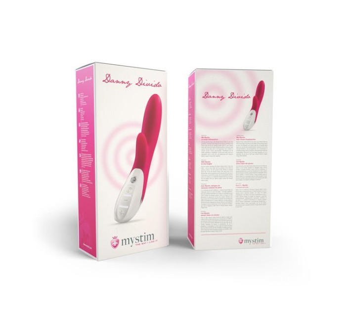 Вибратор-кролик Mystim Danny Divido Фуксия