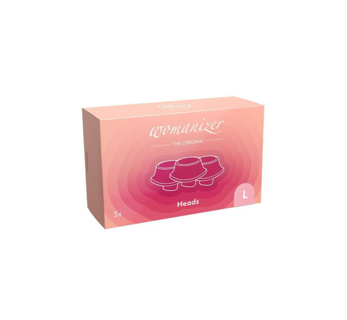 Змінні насадки Womanizer Premium, Classic, Liberty, Starlet - L, Рожеві, 3 шт