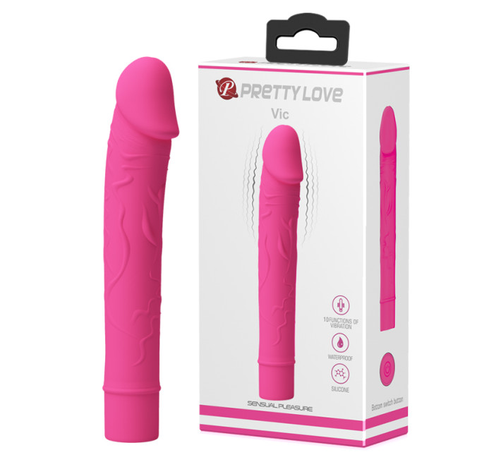 Вібратор Pretty Love Vic Рожевий