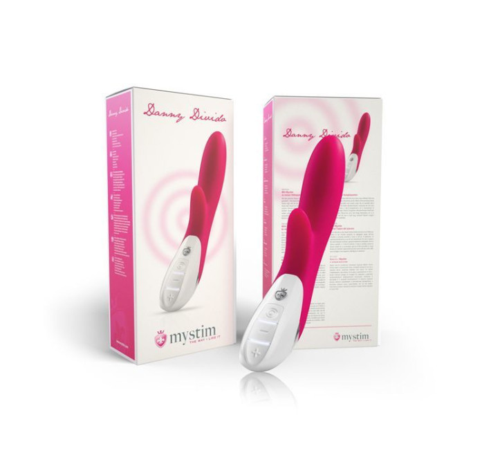 Вибратор-кролик Mystim Danny Divido Фуксия