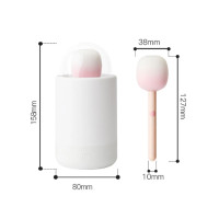 Вакуумный стимулятор с вибрацией «конфета на палочке» KISTOY Bling Pop, зарядный кейс-ночник