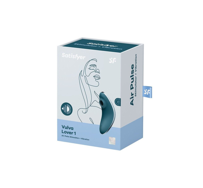 Вакуумний вібратор Satisfyer Vulva Lover 1 Blue