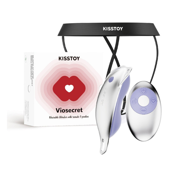 Вібратор у трусики KISTOY Viosecret, пояс для фіксації та пульт ДК у комплекті