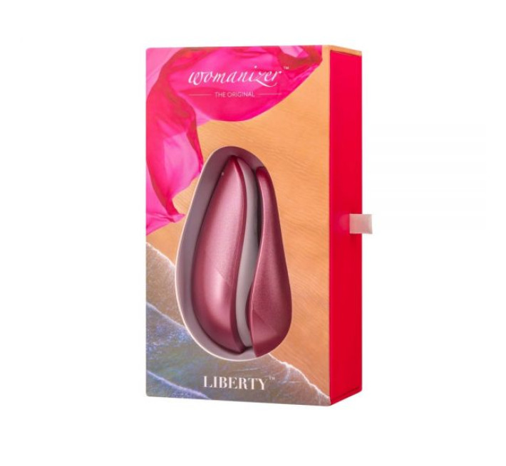 Вакуумний стимулятор клітора Womanizer Liberty Pink Rose