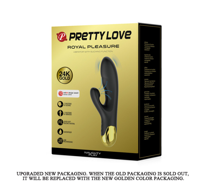 Вібратор Pretty Love Royal Pleasure Naughty Play Black